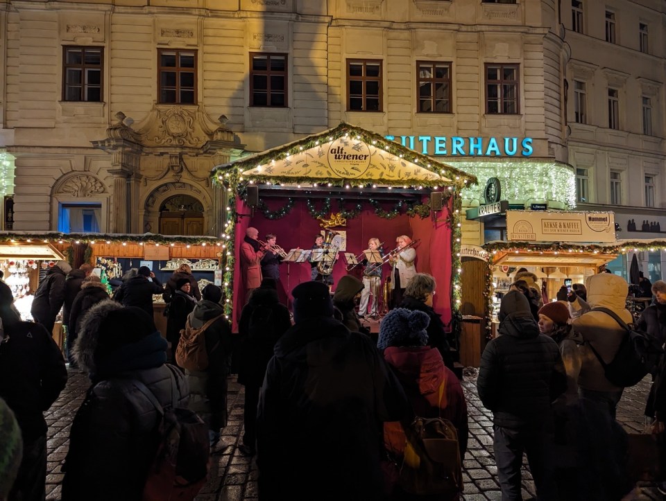 Marché de Noël d'Altwiener à Vienne Autriche 