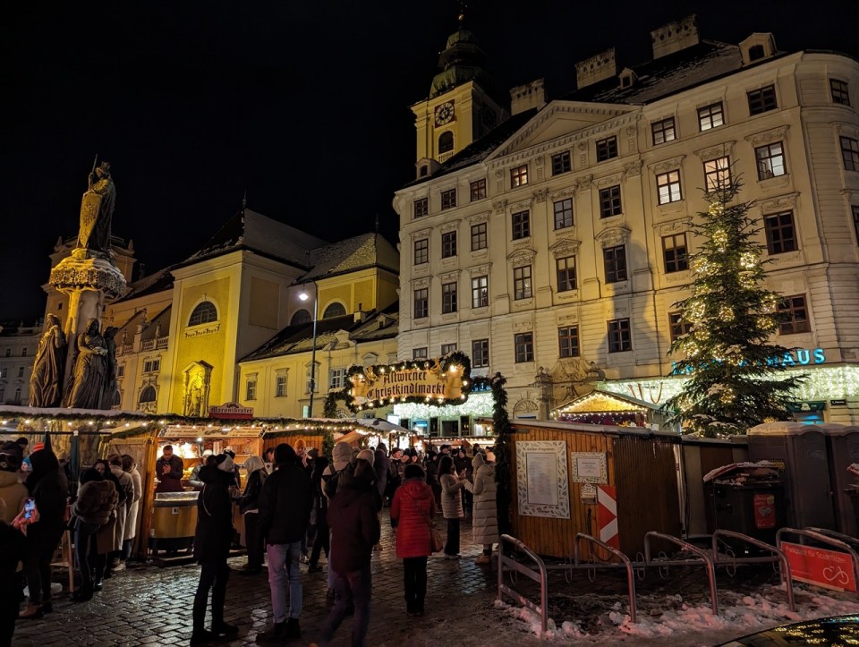 Marché de Noël d'Altwiener à Vienne Autriche 
