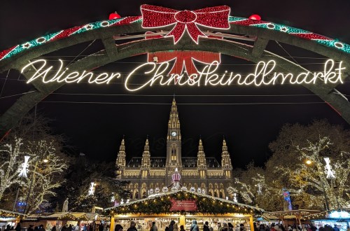 marché de Noël Rathaus à Vienne Autriche