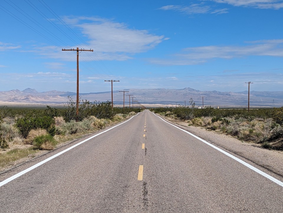 Cima Road à Mojave National Preserve 