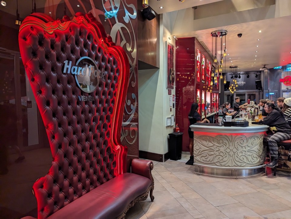 Hard Rock café à Vienne
