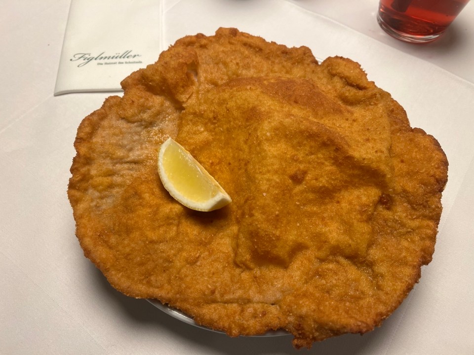 Visiter Vienne et aller au restaurant Figlmüller  