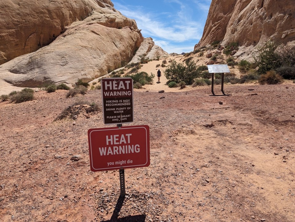 White Domes Trail dans la Valley of Fire