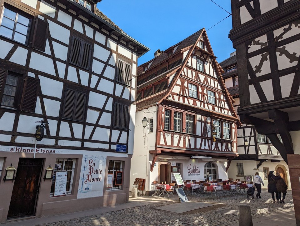 quartier de la  Petite France à Strasbourg