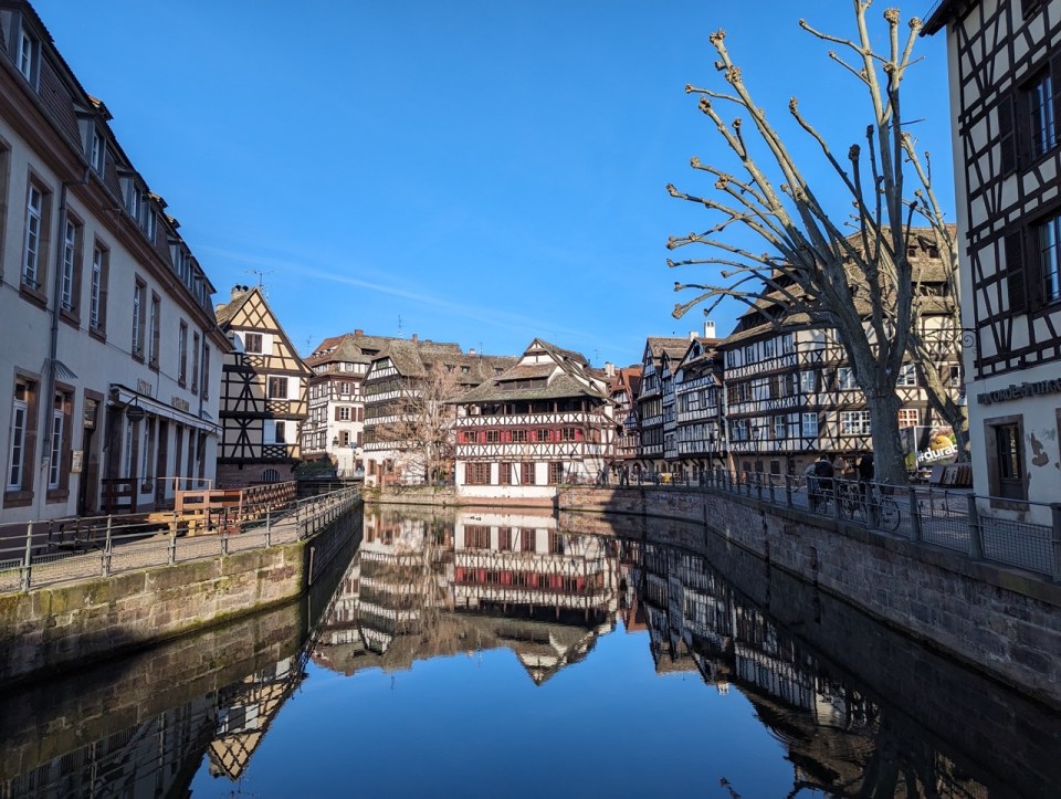 quartier de la  Petite France à Strasbourg
