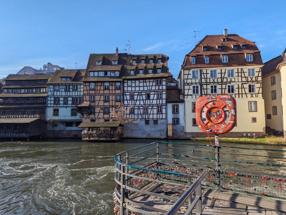 quartier de la  Petite France à Strasbourg