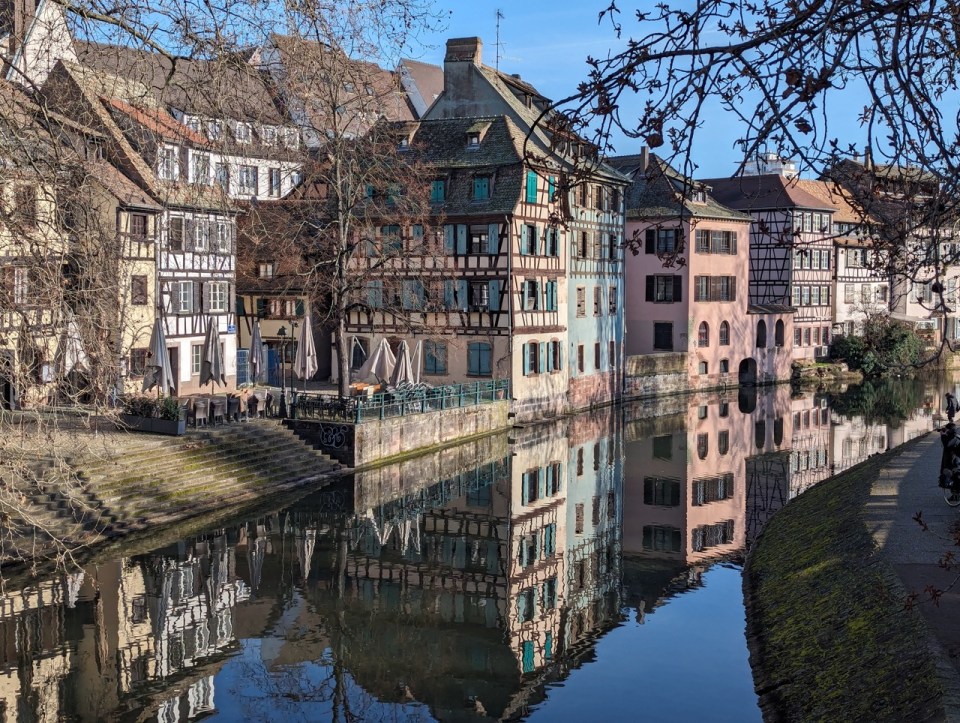 quartier de la  Petite France à Strasbourg