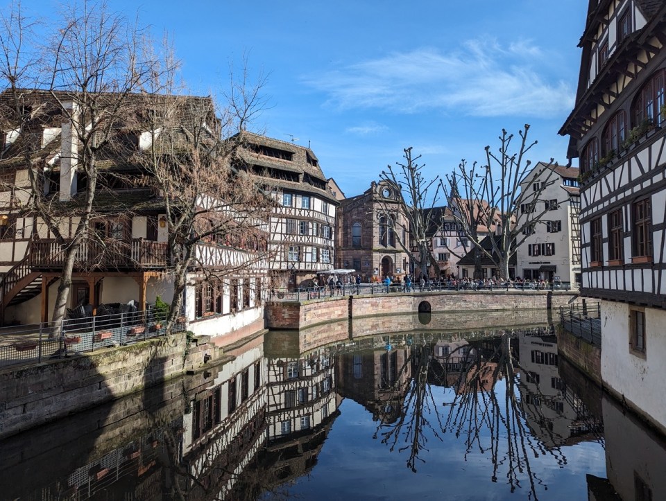 quartier de la  Petite France à Strasbourg