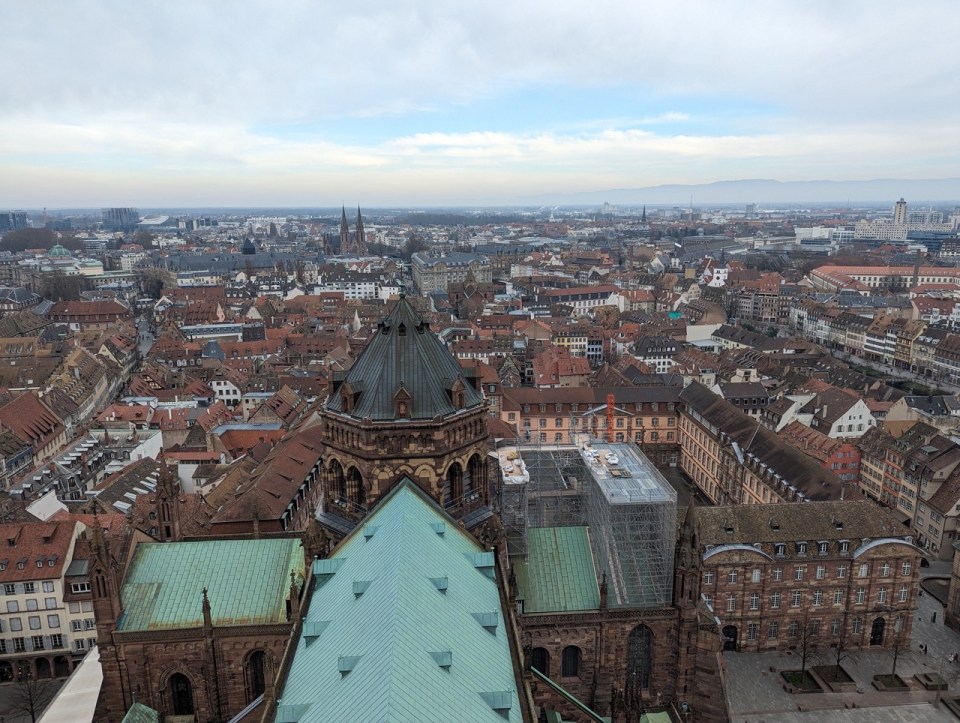 sommet cathédrale Notre Dame de Strasbourg