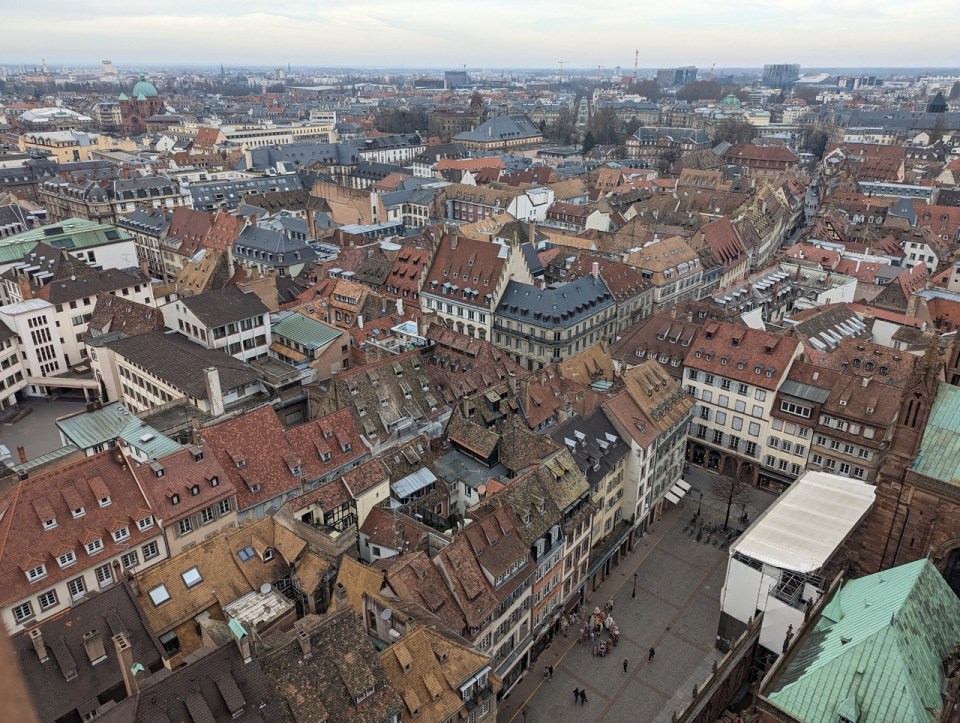 sommet cathédrale Notre Dame de Strasbourg