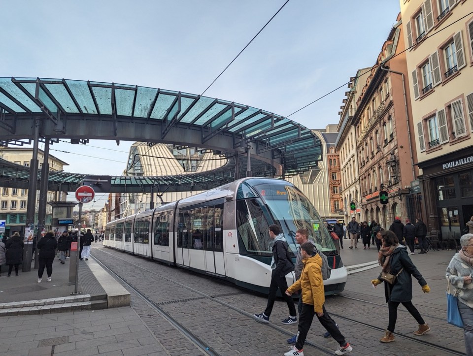 tramway à Strasbourg 
