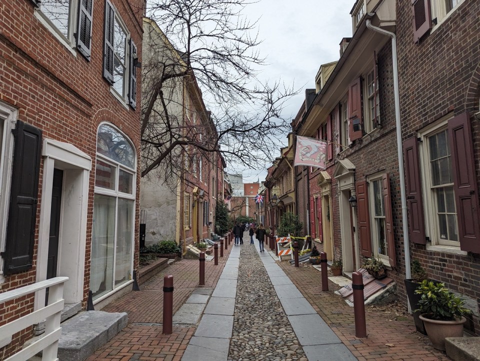 Elfreth's Alley à Philadelphie 