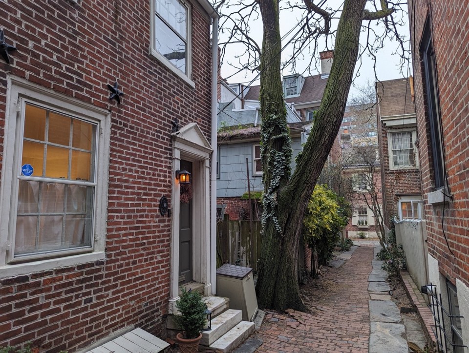 Elfreth's Alley à Philadelphie 