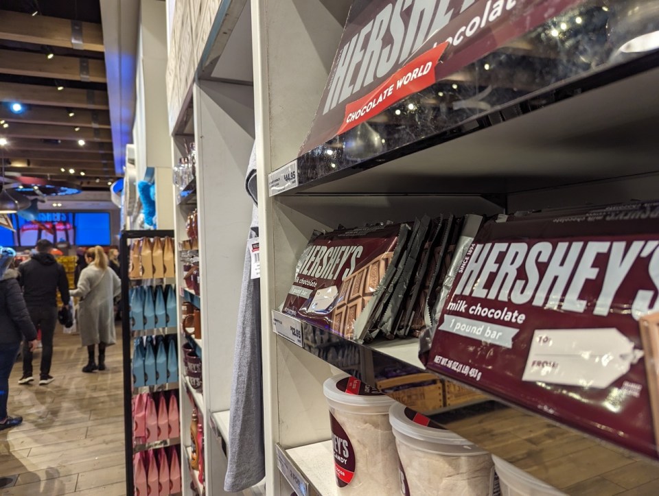 boutique Hershey's à New York