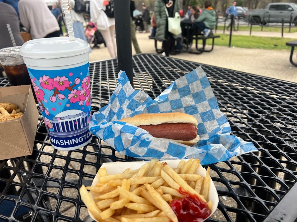 manger vers le Lincoln Memorial