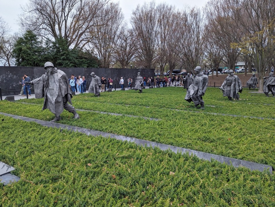 Mémorial de la guerre de Corée à Washington
