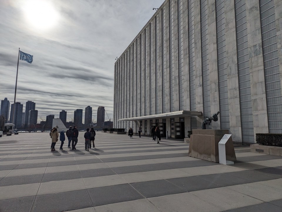 visite de l'ONU à New York
