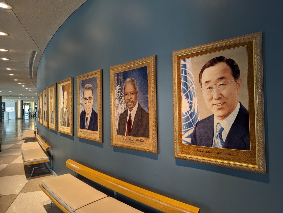 visite de l'ONU à New York