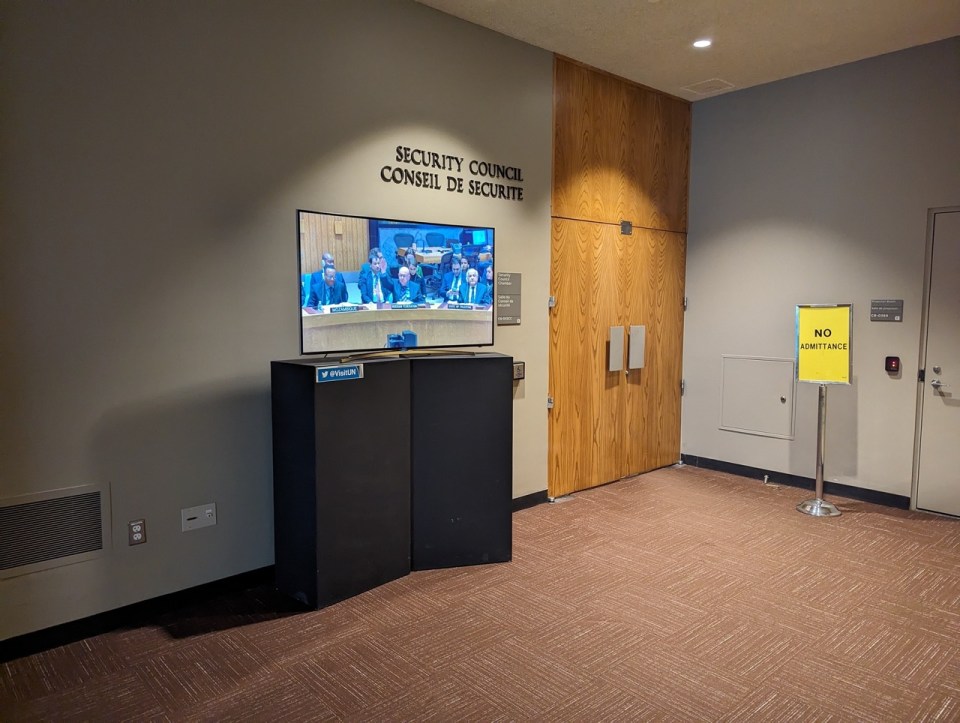 Conseil de sécurité à l'ONU