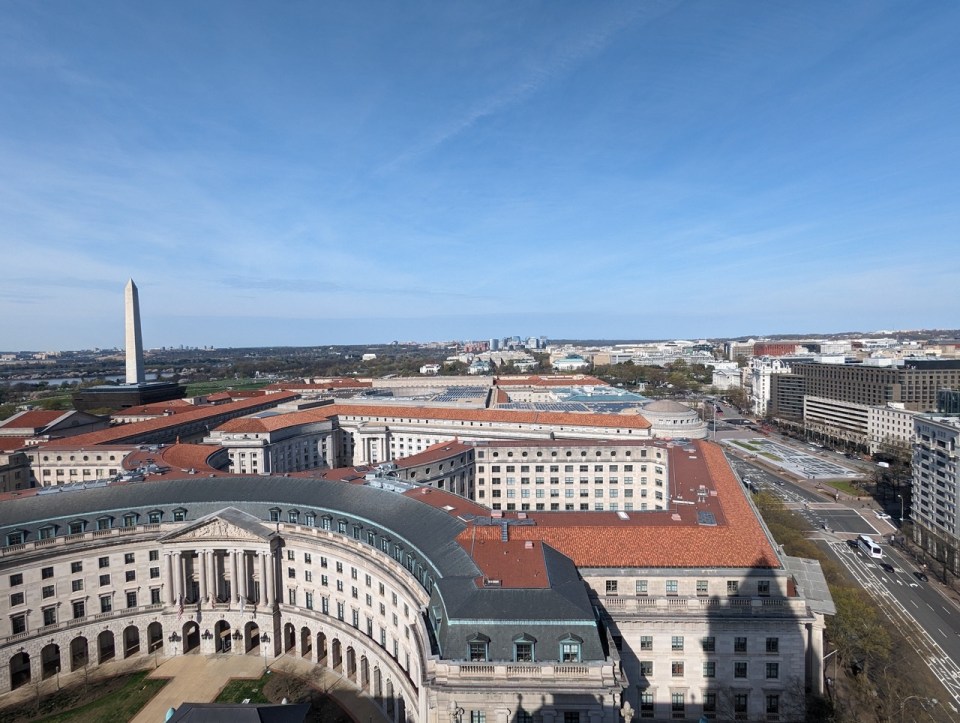 Tour de l'horloge de la Old Post Office de Washington D.C