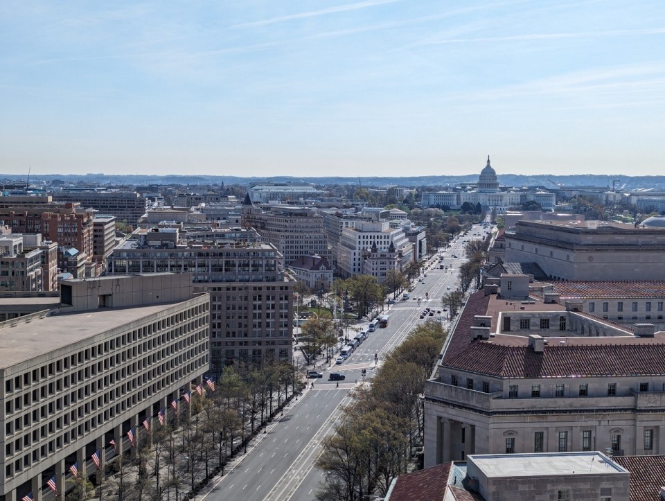 Tour de l'horloge de la Old Post Office de Washington D.C