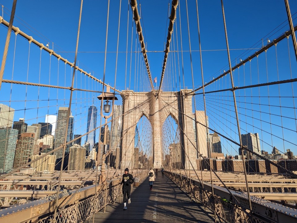 traverser le Brooklyn Bridge