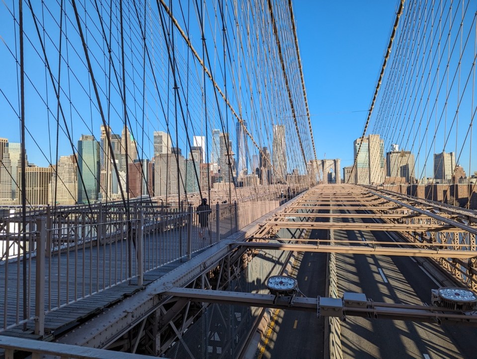 traverser le Brooklyn Bridge