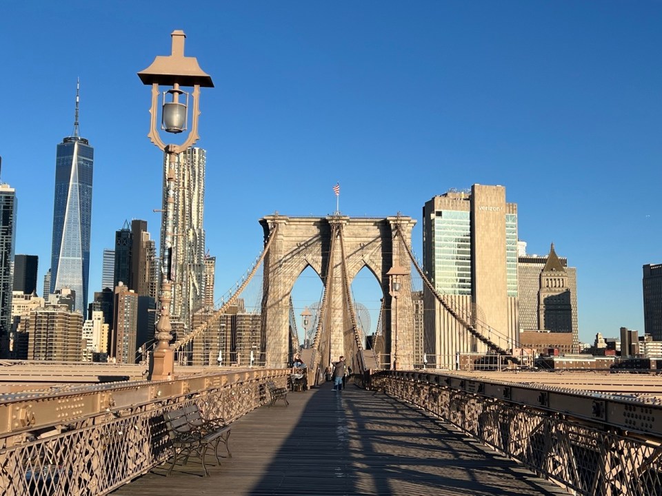 traverser le Pont de Brooklyn