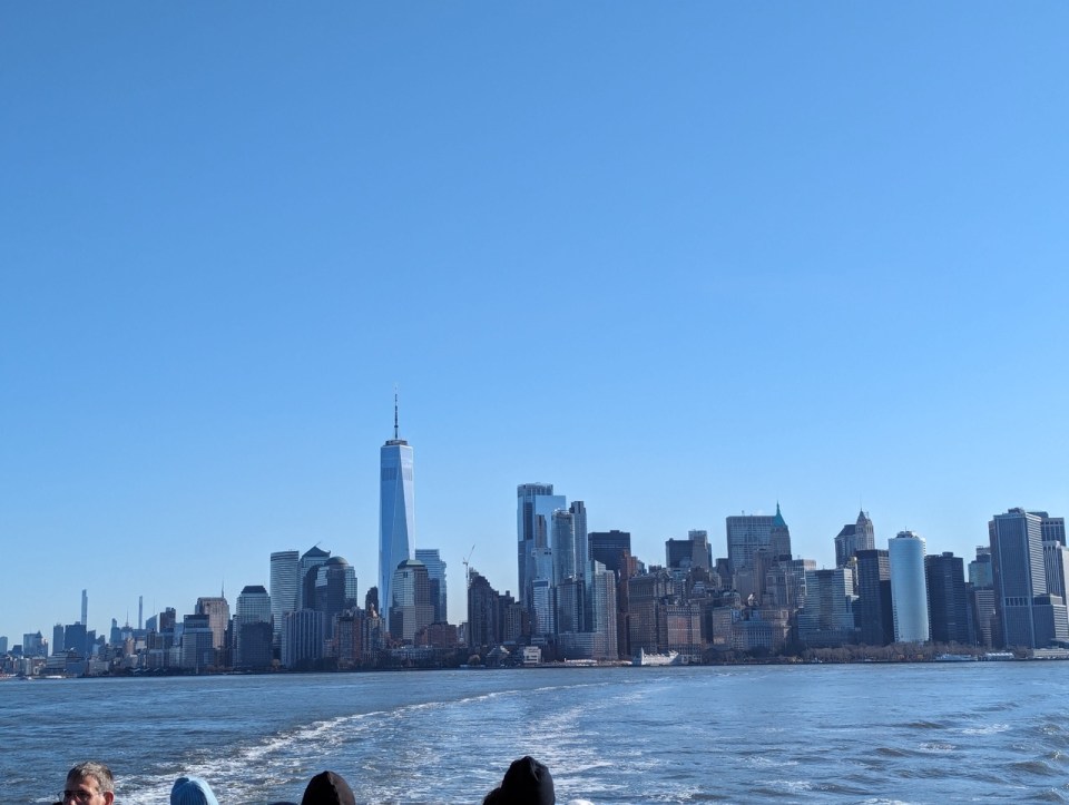 Ferry pour aller à la Statue de la Liberté à New York