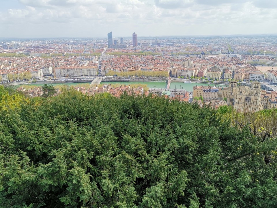 vue de la basilique Notre-Dame de Fourvière