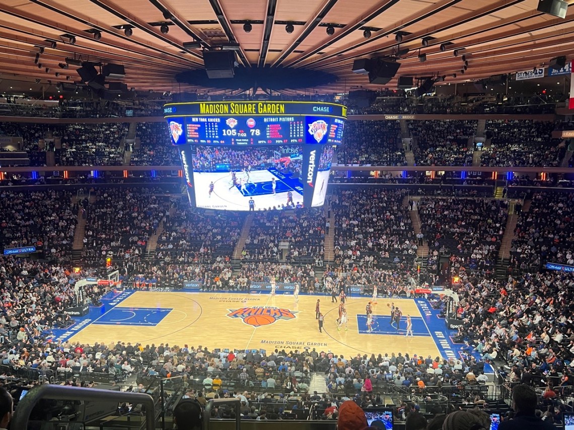 match NBA à New York