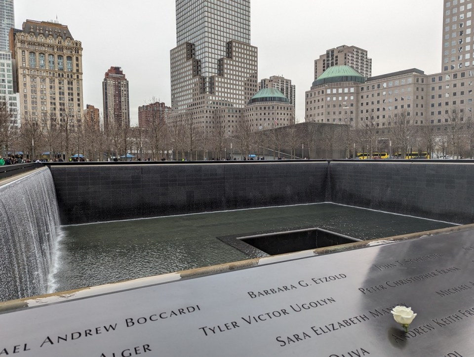 mémorial du 11 septembre à New York