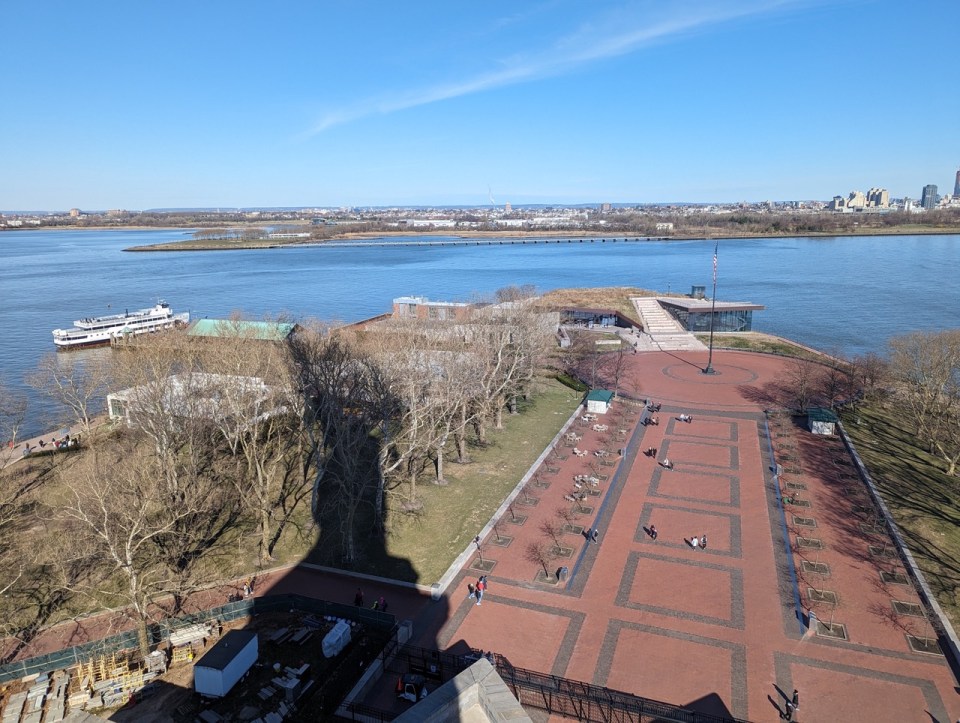piédestal de la Statue de la Liberté à New York