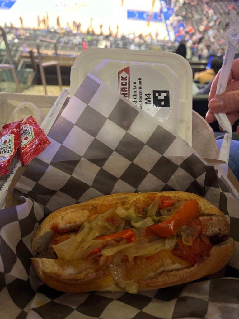 repas au Madison Square Garden