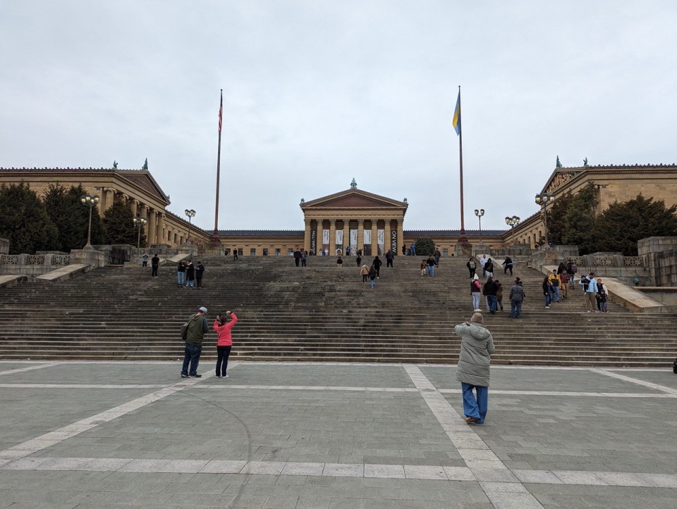 Rocky Steps à Philadelphie 