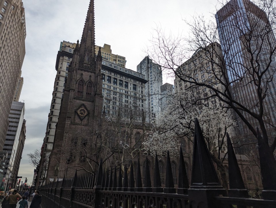 Wall Street dans le Financial district