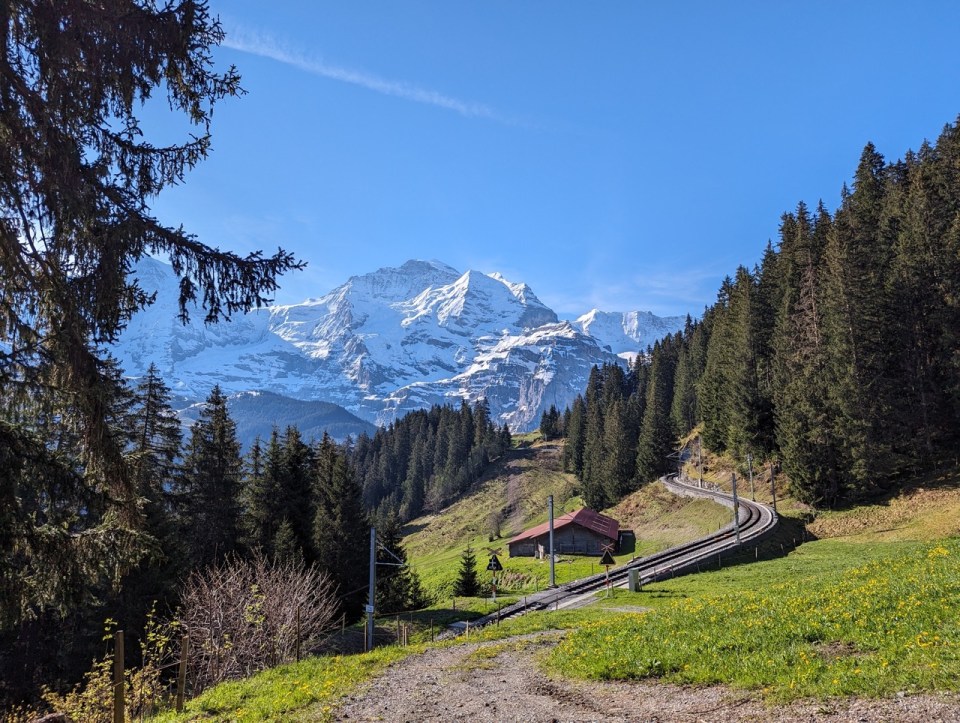 randonnée Grütschalp- Winteregg- Mürren