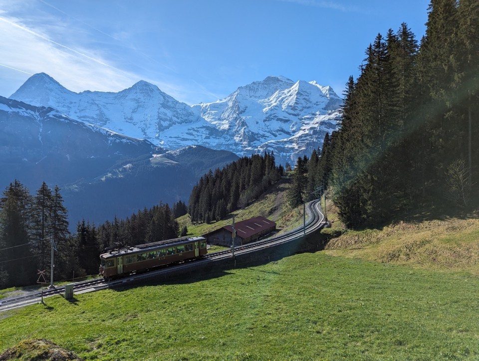 randonnée Grütschalp- Winteregg- Mürren