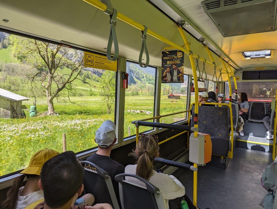 bus à Lauterbrunnen