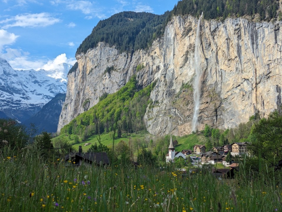 randonnée à Lauterbrunnen
