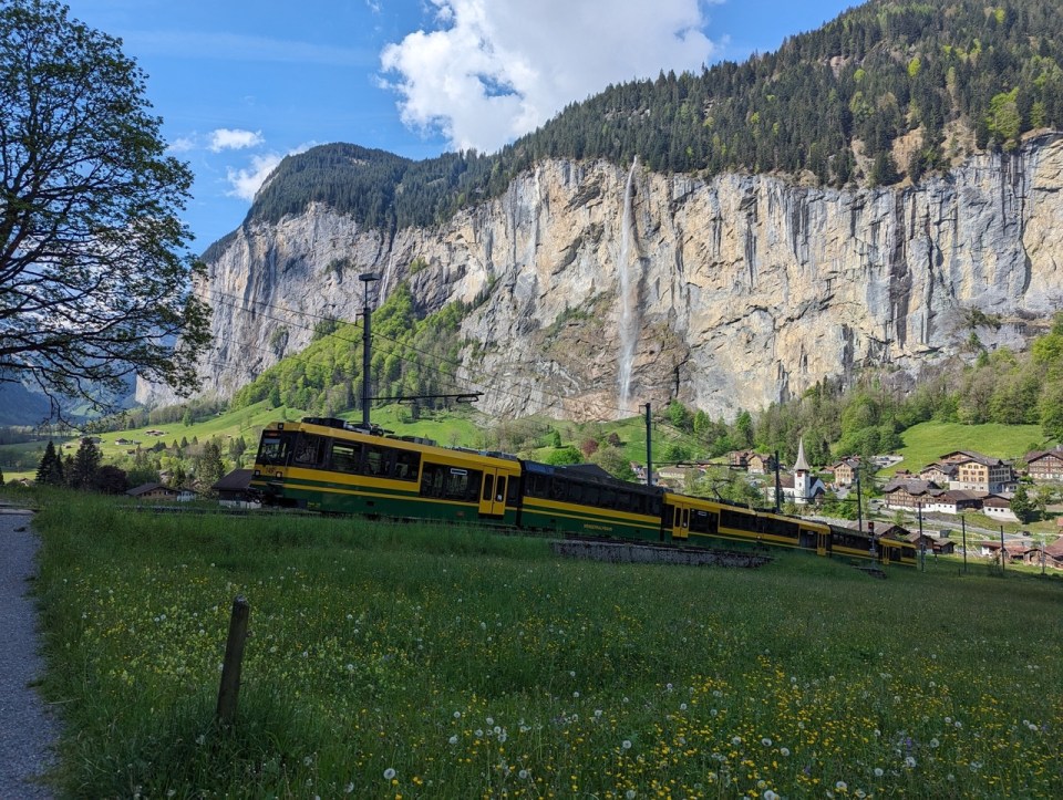 randonnée à Lauterbrunnen