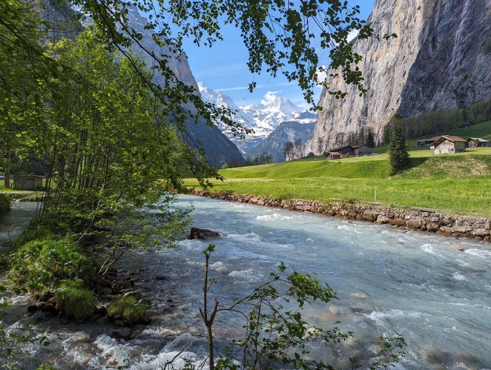 randonnée à Lauterbrunnen