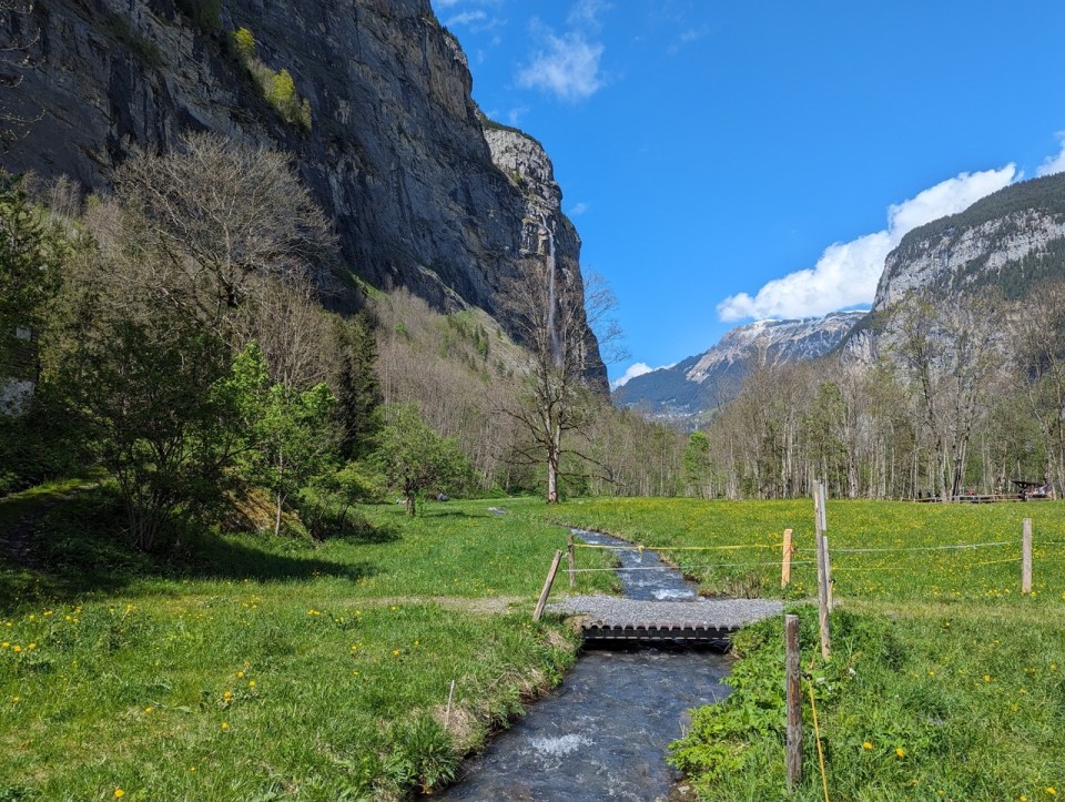 randonnée de Lauterbrunnen à Stechelberg