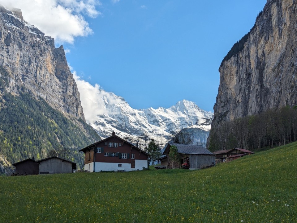 randonnée de Lauterbrunnen à Stechelberg