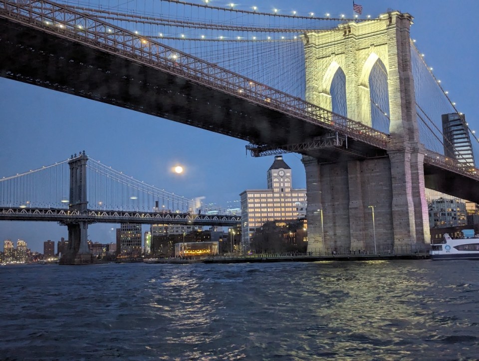 croisière pour voir le coucher de soleil à New York
