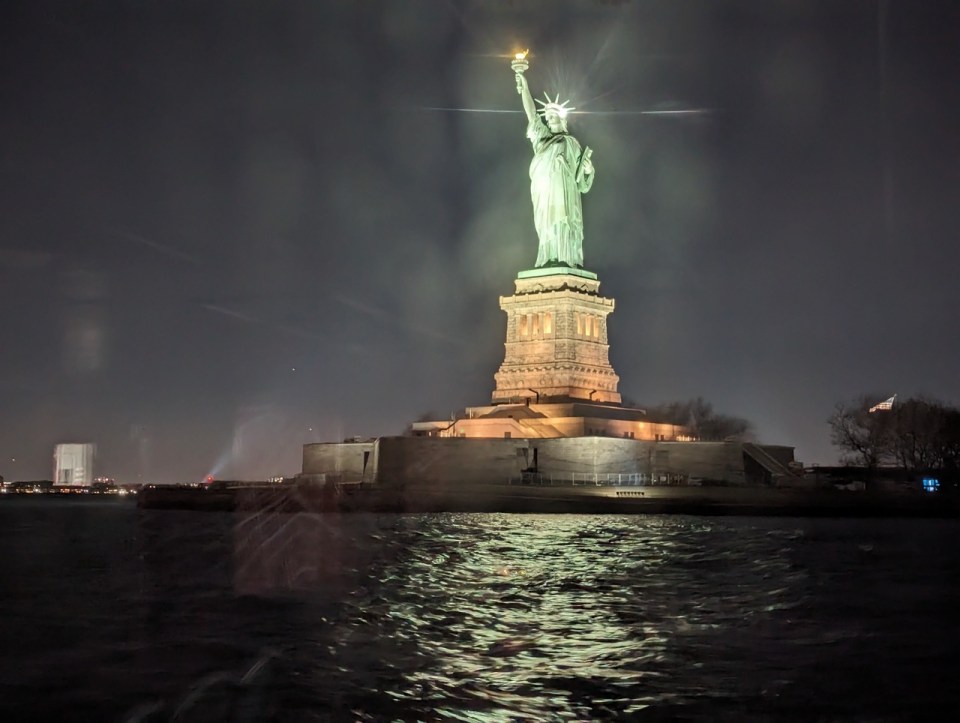 croisière pour voir le coucher de soleil à New York