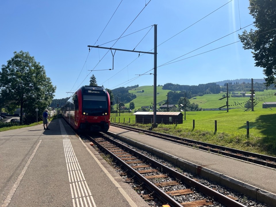train en Appenzell, Suisse