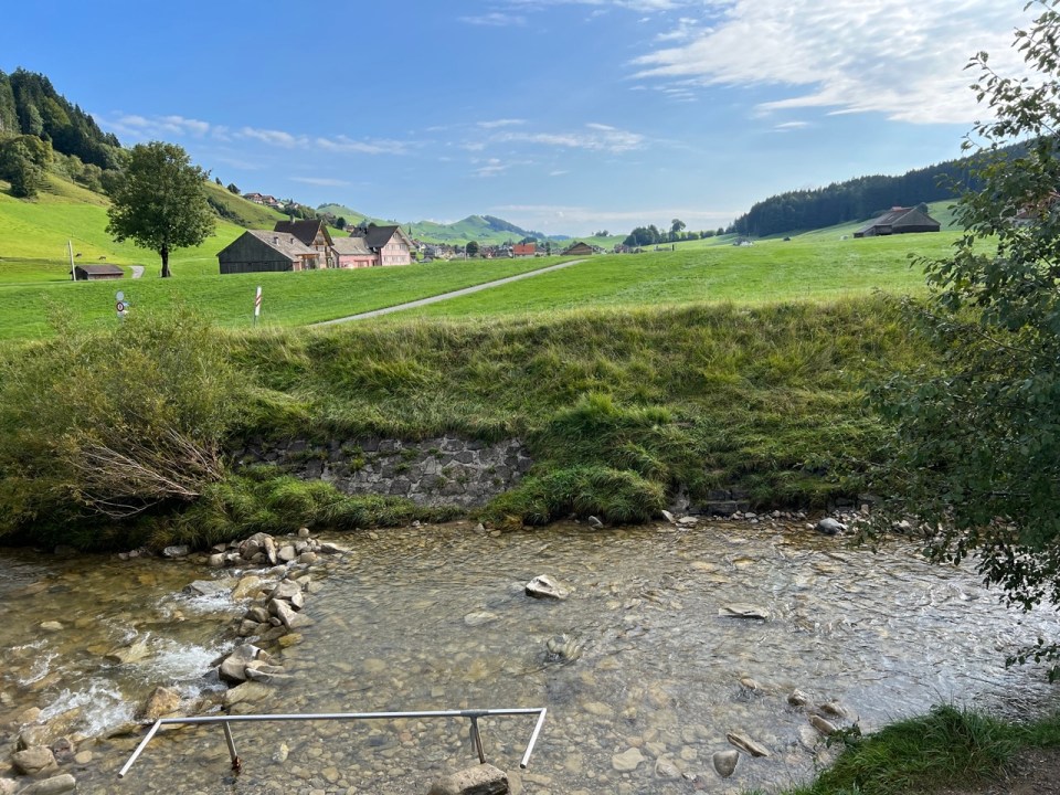 randonnée pieds nus Jakobsbad à Gontenbad
