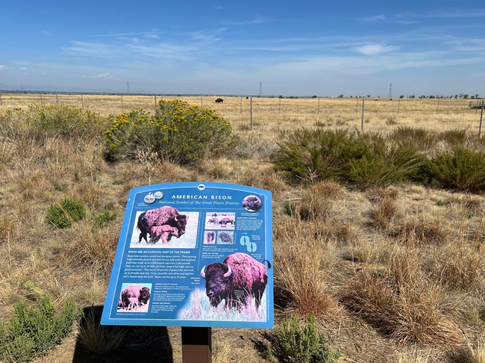Discovery trail au Rocky Mountain Arsenal National Wildlife Refuge à Denver