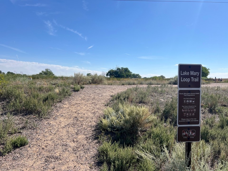 Lake mary au Rocky Mountain Arsenal National Wildlife Refuge à Denver